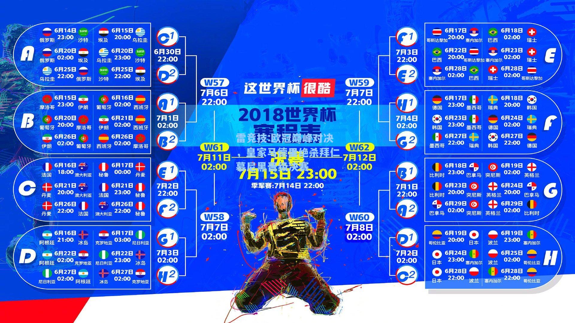 欧冠巅峰对决，皇家马德里绝杀拜仁慕尼黑晋级决赛